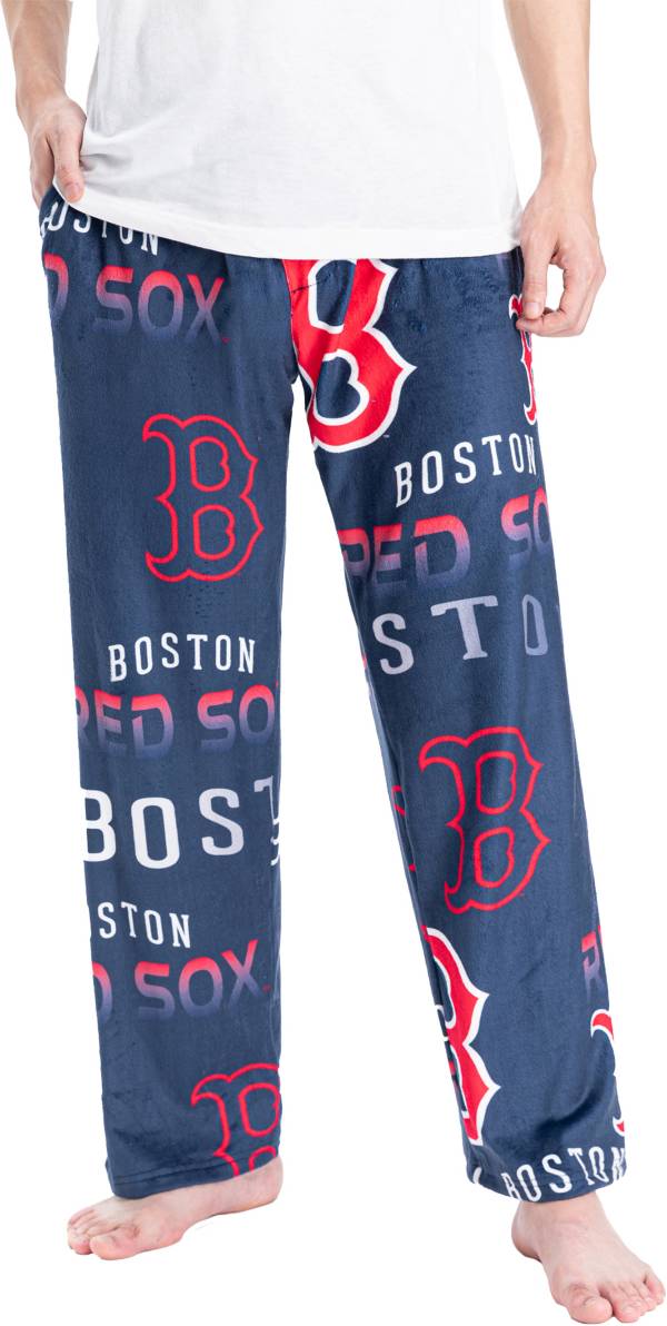 Concepts Sport Men's Boston Red Sox Navy All Over Print Microfleece Pants product image