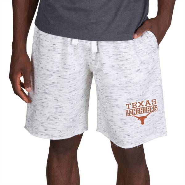 Concepts Sport Men's Texas Longhorns White Alley Fleece Shorts product image