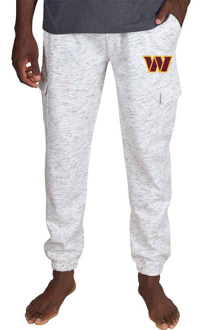 Concepts Sport Men's Washington Commanders Alley White/Charcoal Sweatpants