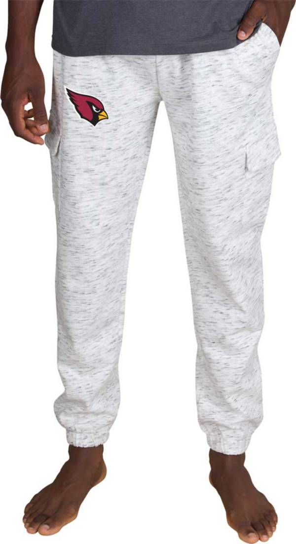 Concepts Sport Men's Arizona Cardinals Alley White/Charcoal Sweatpants