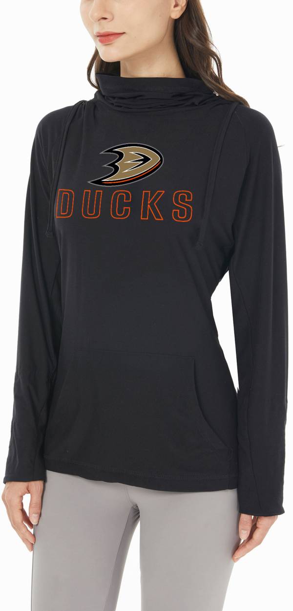 Concepts Sport Women's Anaheim Ducks Flagship Black Pullover Hoodie product image