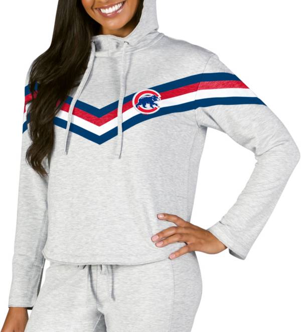 Concepts Sport Women's Chicago Cubs Grey Fleece Shirt product image