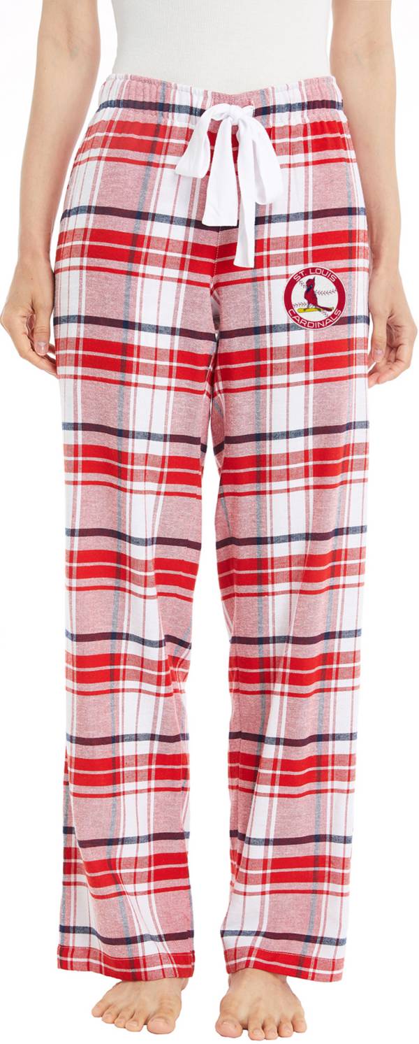 Concepts Sport Women's St. Louis Cardinals Red Accolade Flannel Pants product image