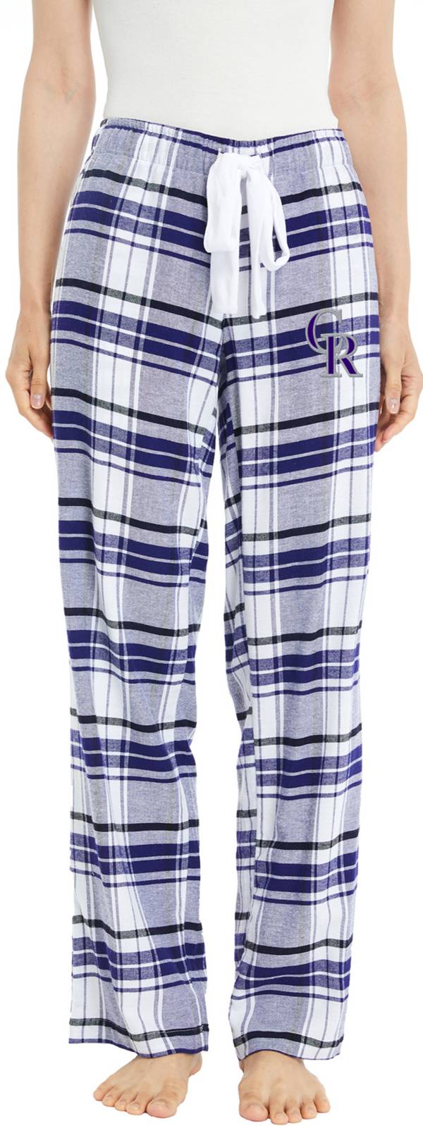 Concepts Sport Women's Colorado Rockies Purple Accolade Flannel Pants product image