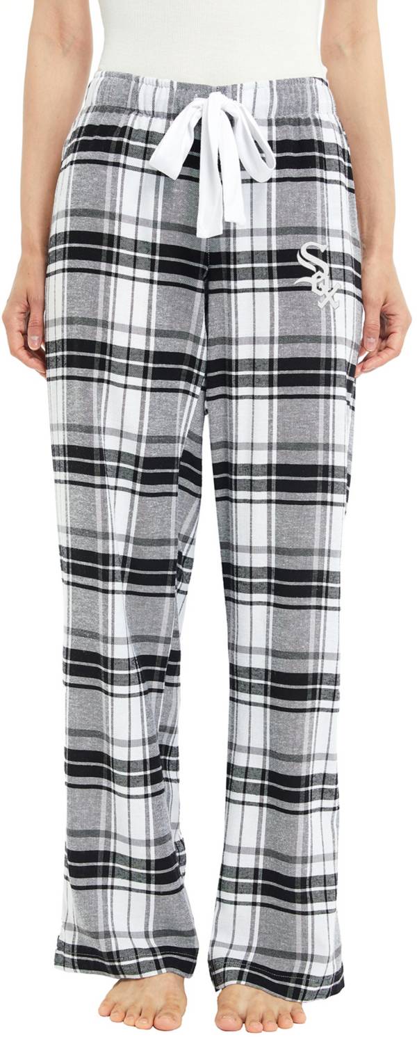 Concepts Sport Women's Chicago White Sox Black Accolade Flannel Pants product image