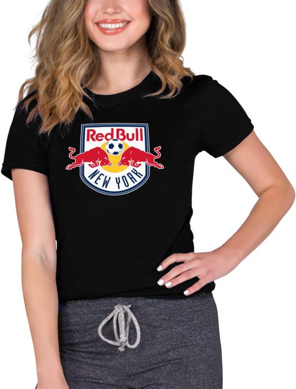 Concepts Sport Women's New York Red Bulls Marathon Knit Black T-Shirt product image