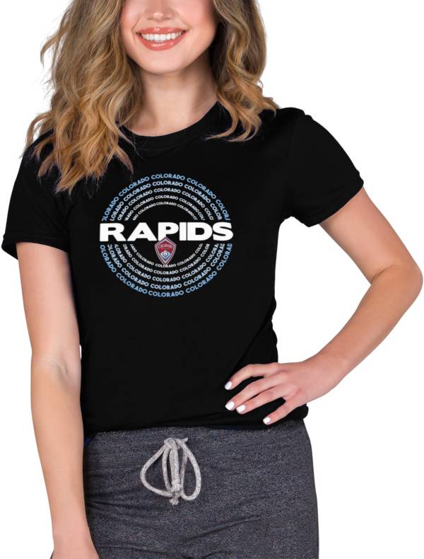 Concepts Sport Women's Colorado Rapids Marathon Knit Black T-Shirt product image