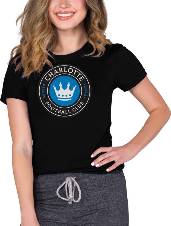 Concepts Sport Women's Charlotte FC Marathon Black T-Shirt product image