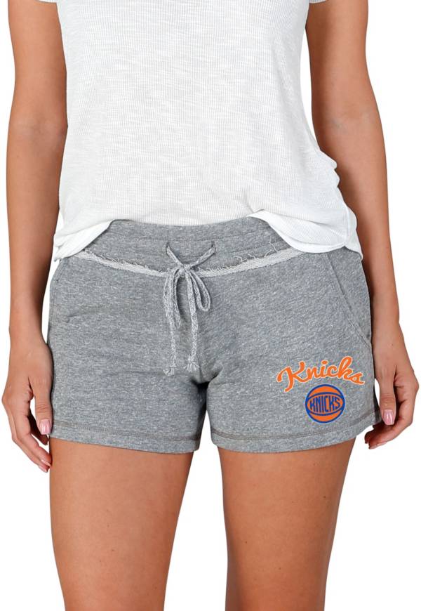Concepts Sport Women's New York Knicks Grey Terry Shorts product image