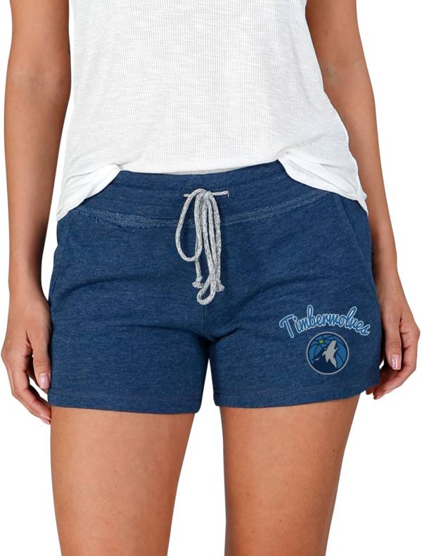 Concepts Sport Women's Minnesota Timberwolves Navy Terry Shorts product image