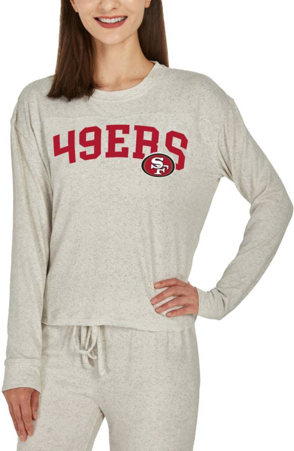 Concepts Sport Women's San Francisco 49ers Marathon Red Long Sleeve T-Shirt