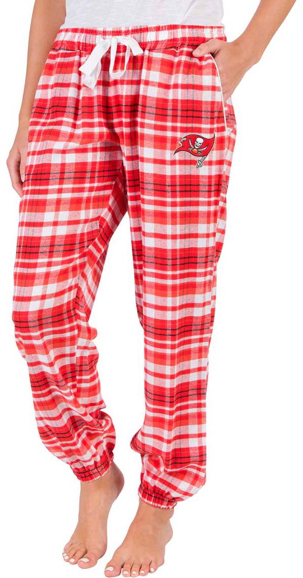 Concepts Sport Women's Tampa Bay Buccaneers Mainstay Red/Black Flannel Pants product image