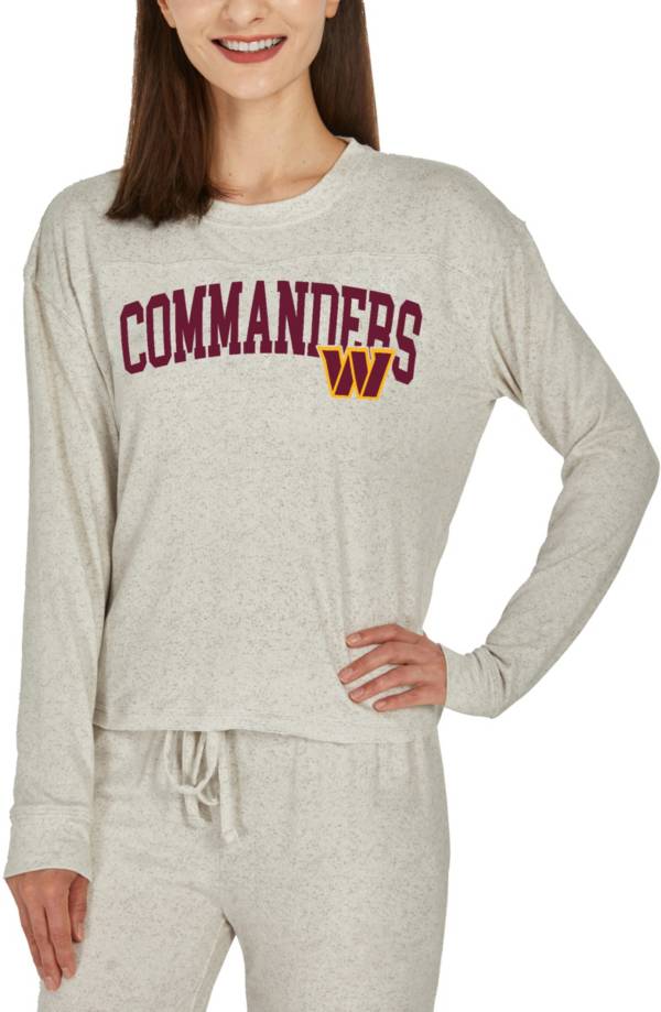 Concepts Sport Women's Washington Commanders White Long Sleeve T-Shirt product image