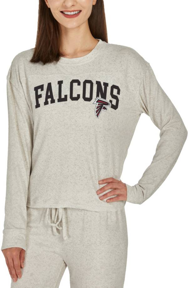 Concepts Sport Women's Atlanta Falcons White Long Sleeve T-Shirt product image