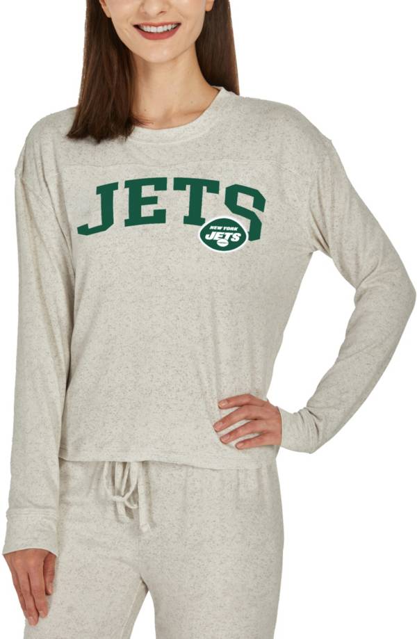 Concepts Sport Women's New York Jets White Long Sleeve T-Shirt product image