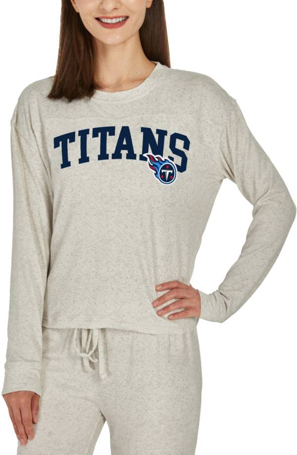 Concepts Sport Women's Tennessee Titans White Long Sleeve T-Shirt