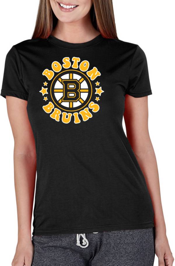 Concepts Sport Women's Boston Bruins Marathon Black T-Shirt product image