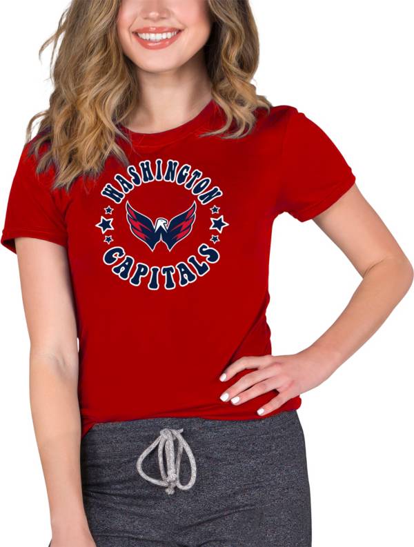 Concepts Sport Women's Washington Capitals Mainstream Navy T-Shirt, Medium