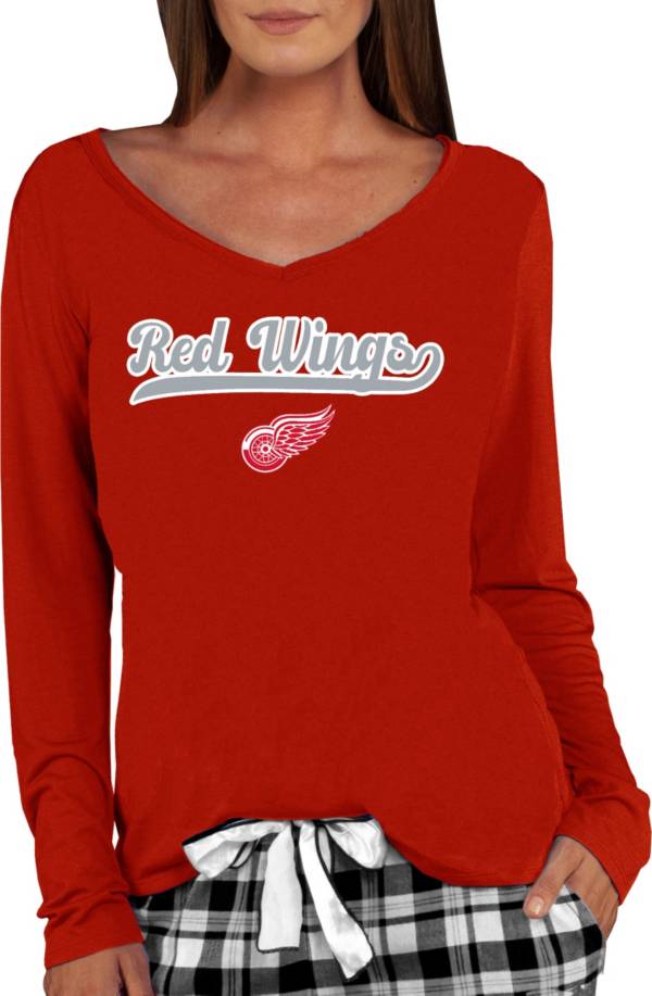 Concepts Sport Women's Detroit Red Wings Red Marathon T-Shirt product image