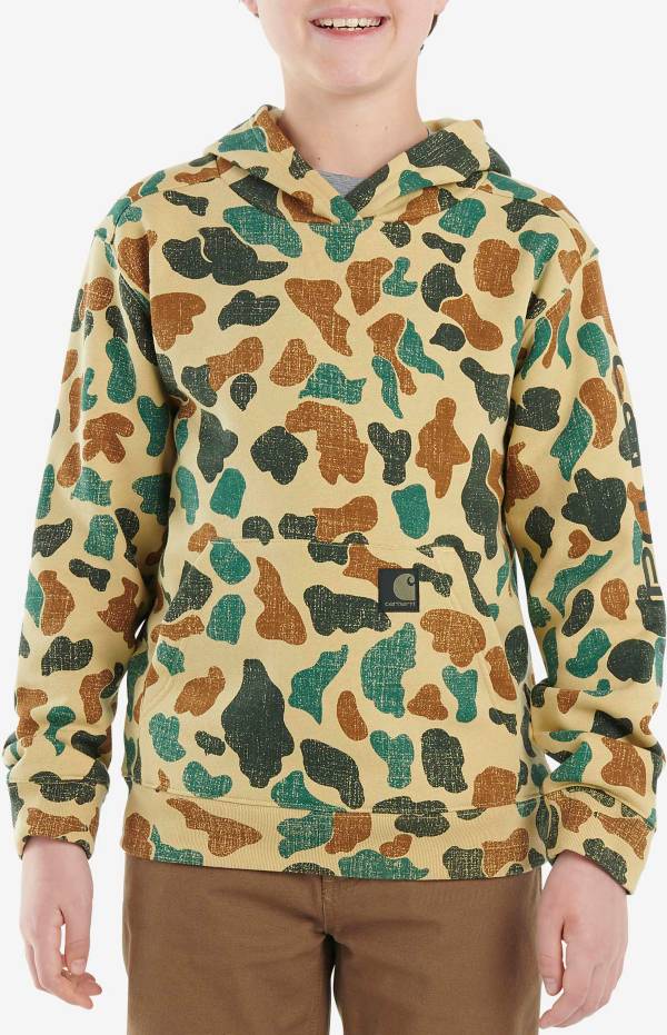 Carhartt Boys' Long Sleeve Camo Sweatshirt