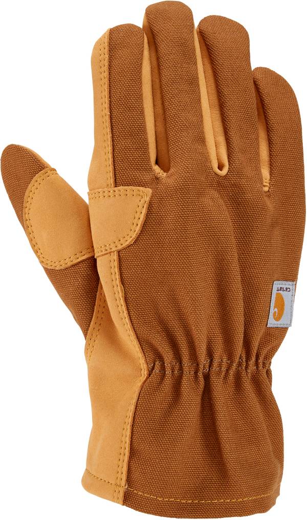 Carhartt Men's Duck Synthetic Leather Open Cuff Gloves product image