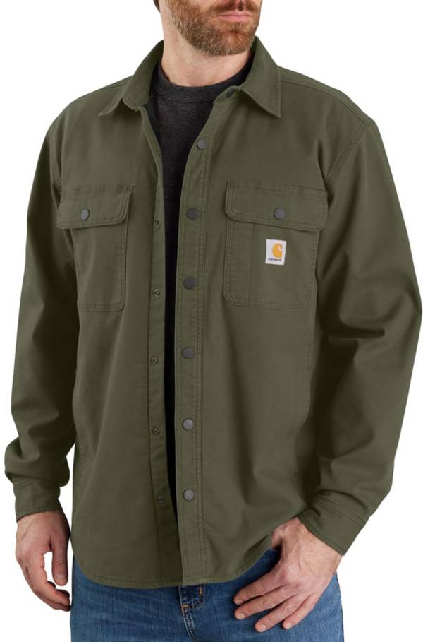 men's canvas shirt jacket