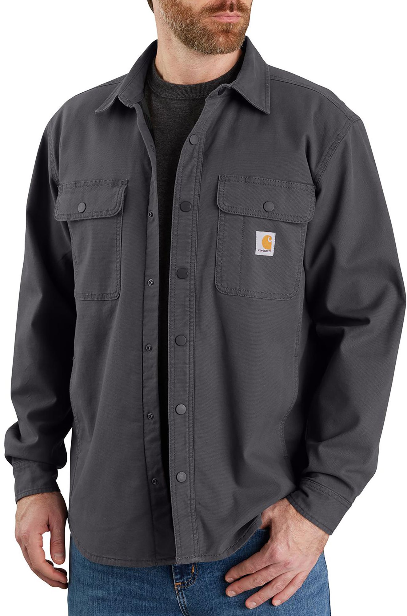 Carhartt Men's Canvas Fleece Lined Shirt Jacket product image