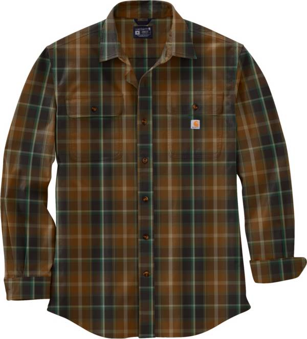 Carhartt Men's Loose Fit Flannel Long Sleeve Plaid Shirt product image