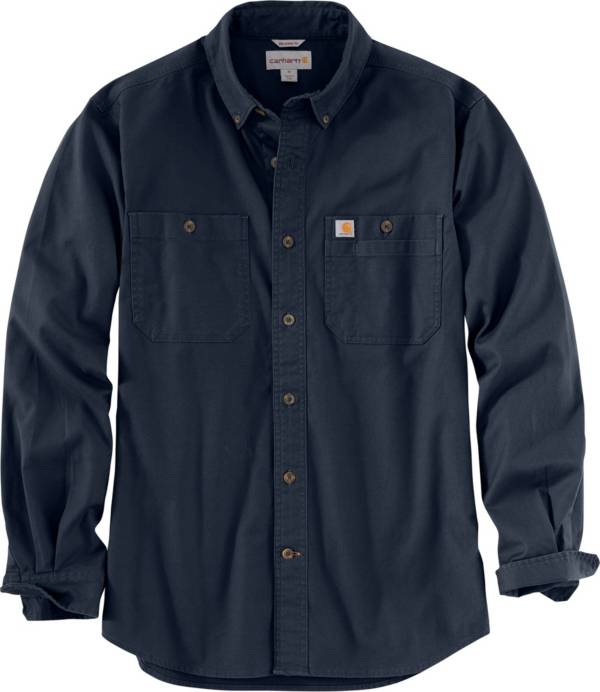 Carhartt Men's Relaxed Fit Denim Lined Snap Shirt Jacket – Big & Tall product image