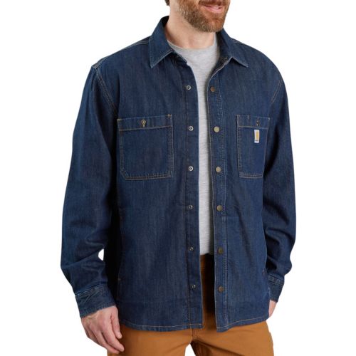 Carhartt Men's Flannel Sherpa Lined Shirt Jacket | Dick's Sporting