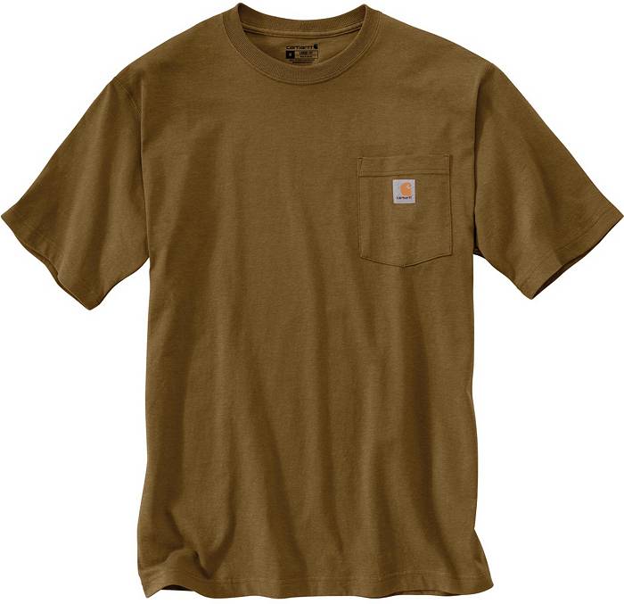 Carhartt Men's Workwear Pocket T-Shirt -Dark Brown-3XLT
