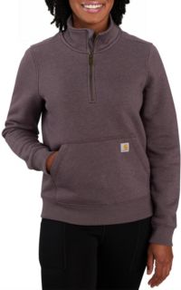 Women's carhartt quarter zip sale