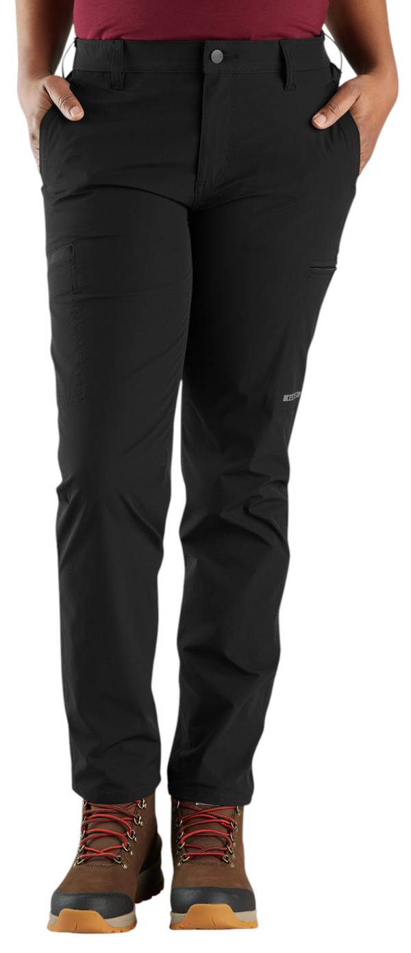 Carhartt Women's Skinny Fit Black Knit (Xx-large Tall) in the Pants  department at