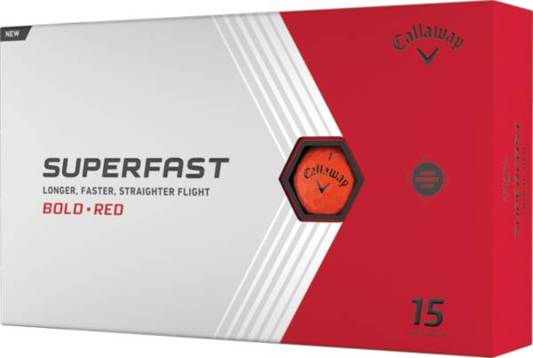 Callaway 2022 SuperFast Red Golf Balls - 15 Pack product image