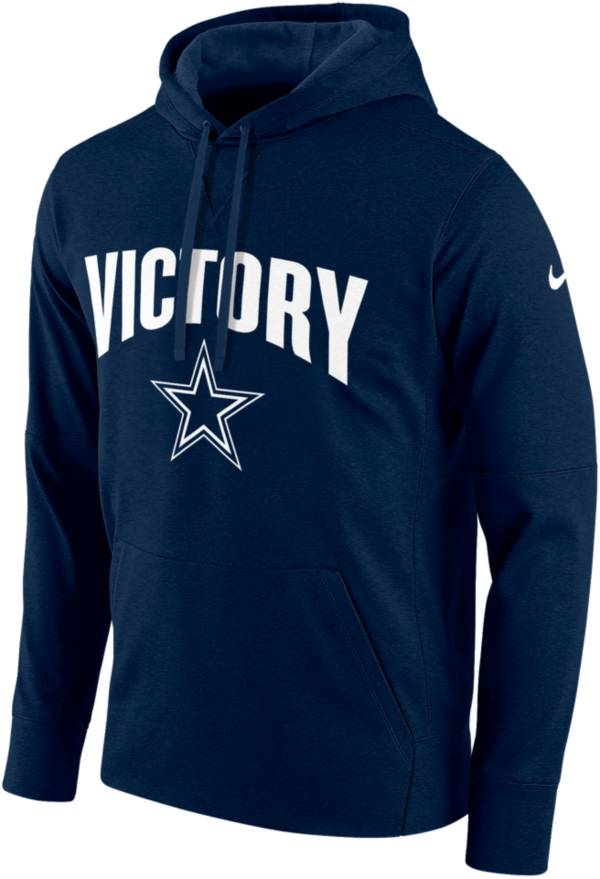 Nike Men's Dallas Cowboys Victory Logo Navy Pullover Hoodie product image