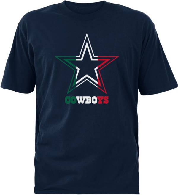 Dallas Cowboys Men's Mexico Logo Navy T-Shirt product image