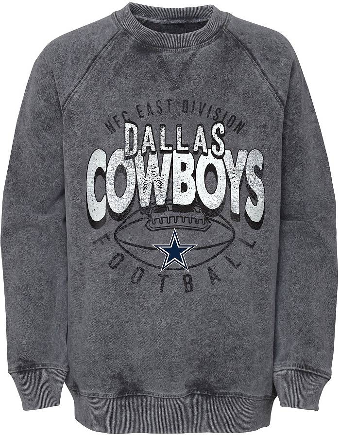 Dallas Cowboys Youth Grey Storm Crew Sweatshirt