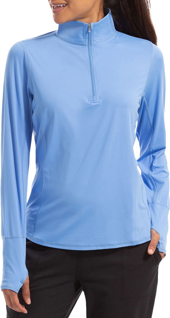 BloqUV Women's Sun Protective Relaxed Mock Neck Pullover product image