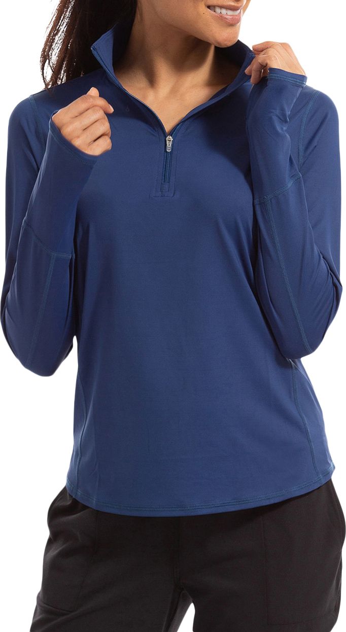 BloqUV Women's Sun Protective Relaxed Mock Neck Pullover product image