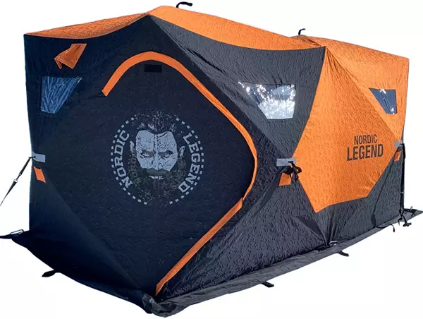 Nordic Legend Aurora Double Hub Thermal 6 Person Ice Shelter