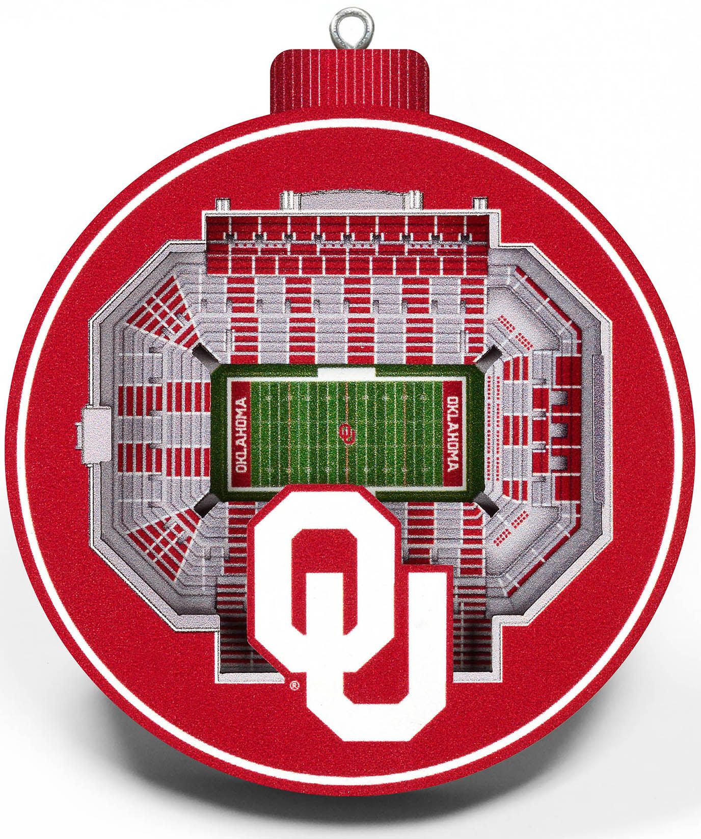 YouTheFan Oklahoma Sooners 3D StadiumView Ornament product image