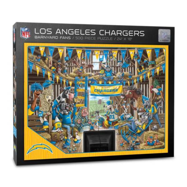 YouTheFan Las Vegas Raiders Barnyard Fans 500-Piece Puzzle