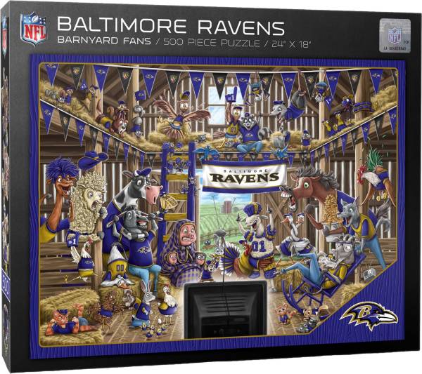 Baltimore Ravens 500-Piece Helmet Puzzle 