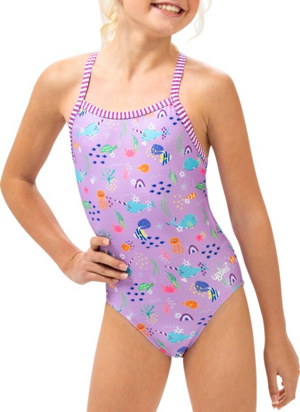 Dolfin Uglies Women's Go For Gold V-2 Back One Piece Swimsuit at