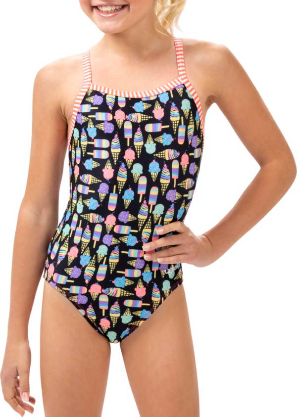 Dolfin Girls' Uglies Summer Sweet Print One Piece Swimsuit product image