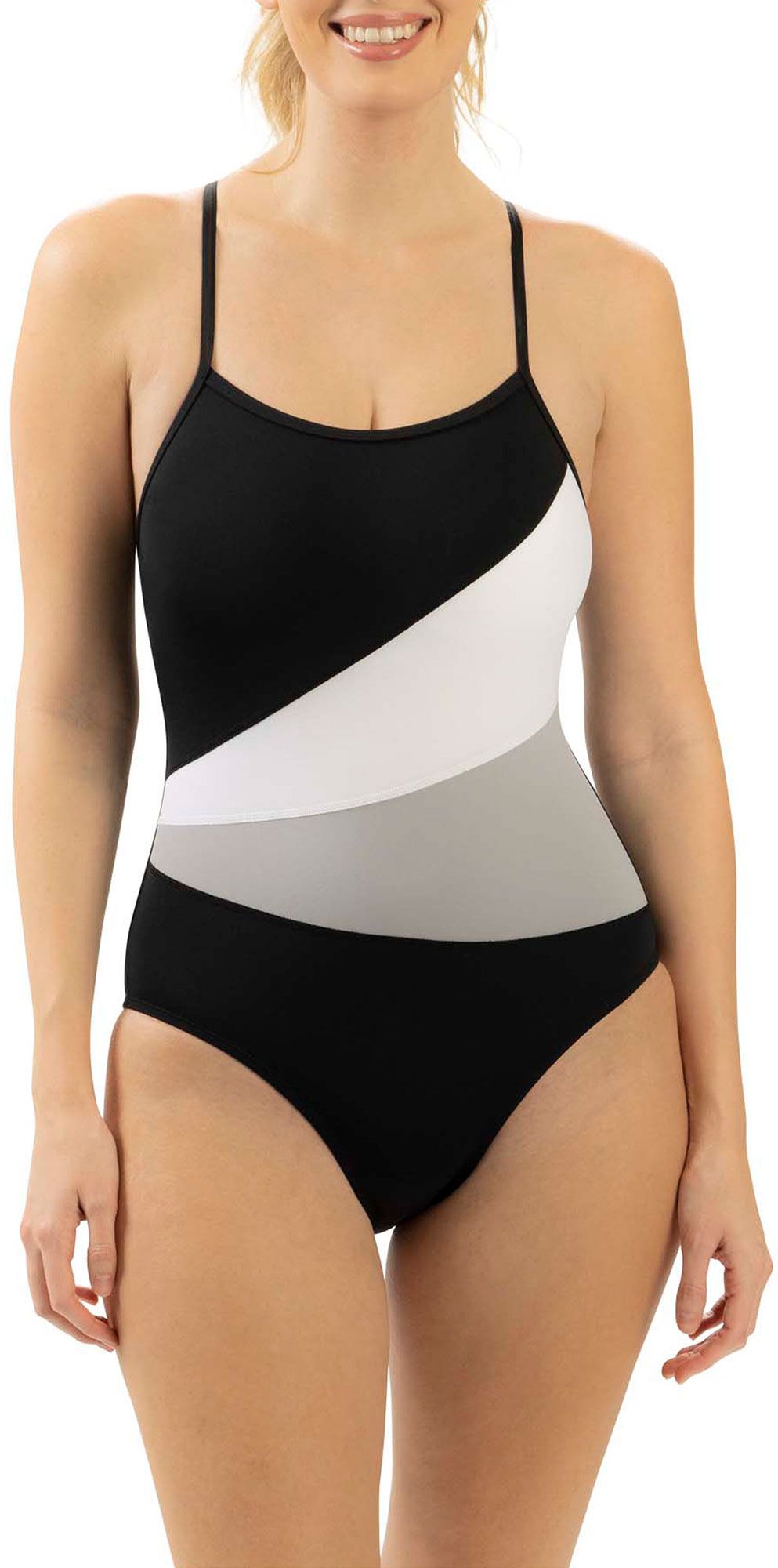 Dolfin Women's Color Block Moderate One Piece Swimsuit product image