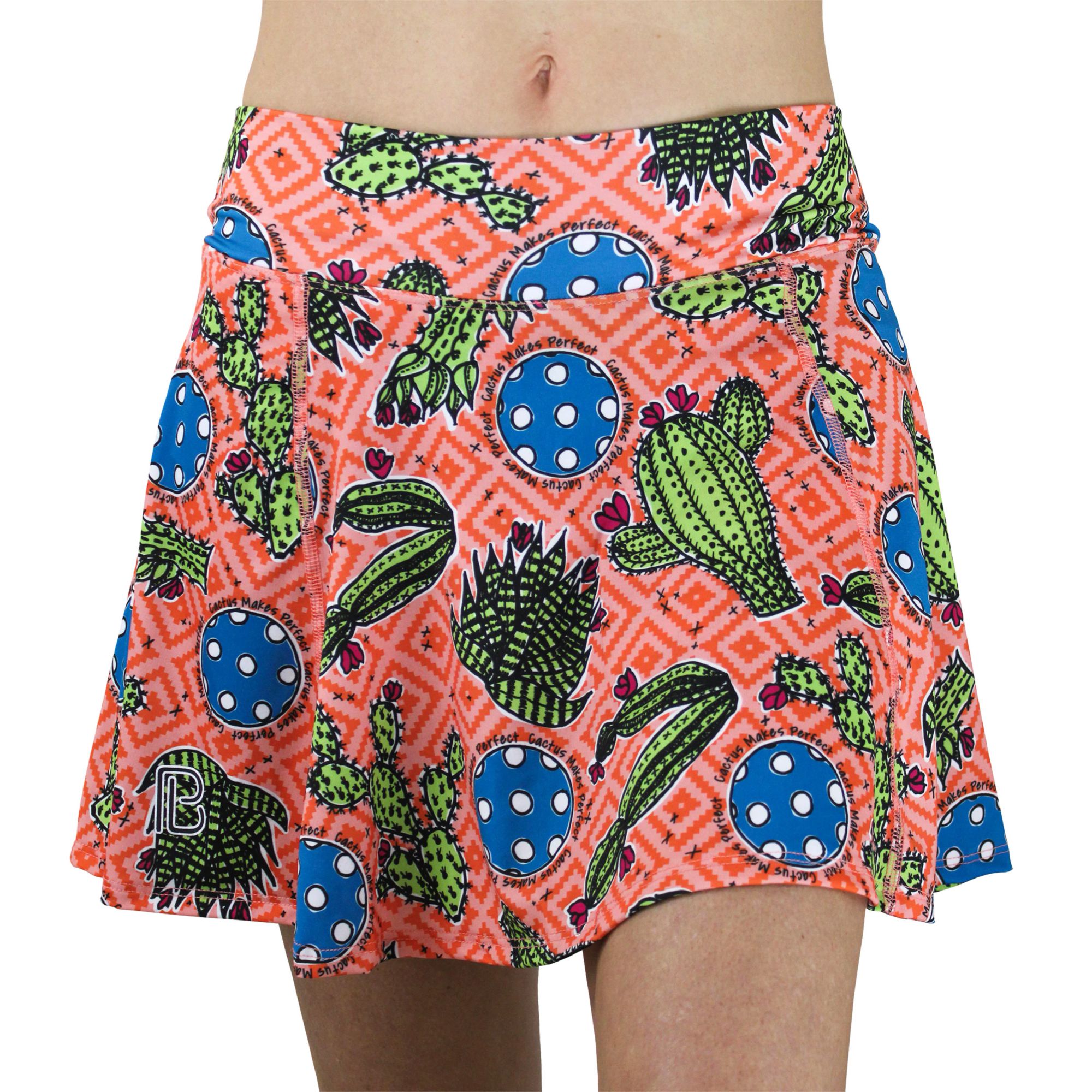 Pickleball Bella Women's Cactus Makes Perfect 1 A-Line Skirt product image