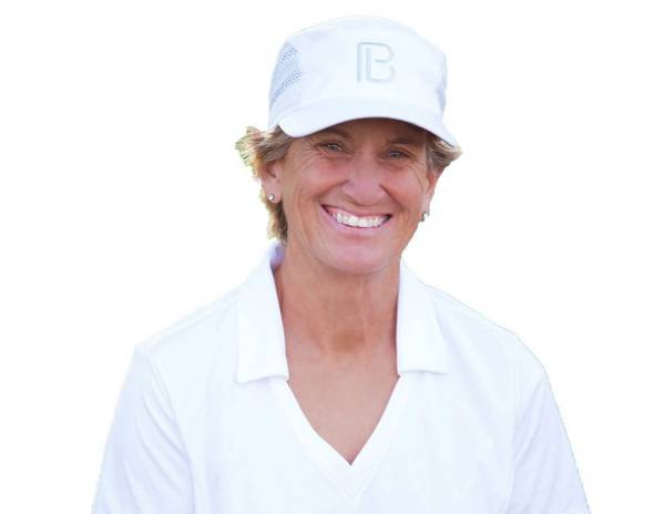 Pickleball Bella Women's White PB Embroidered Hat product image