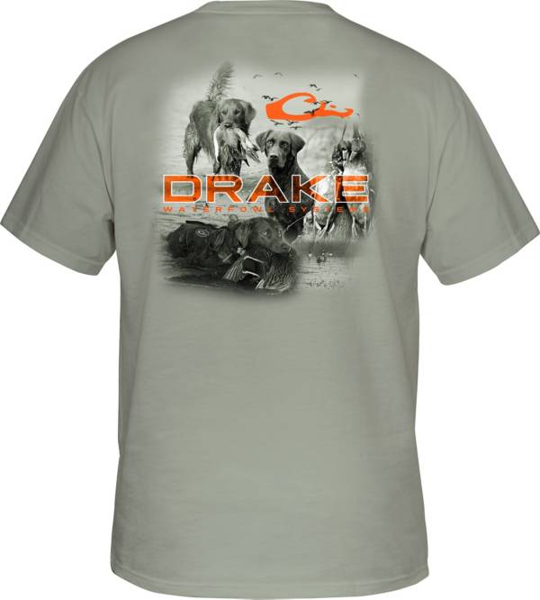 Drake Waterfowl Men's 3 Dogs Short Sleeve T Shirt product image