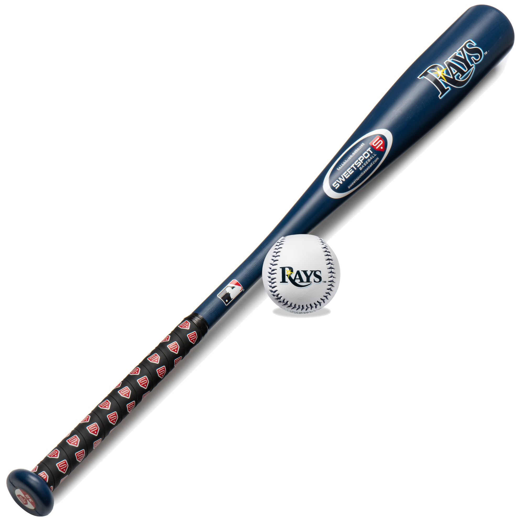 SweetSpot Baseball Tampa Bay Rays 32” Senior Bat and Spaseball Combo product image